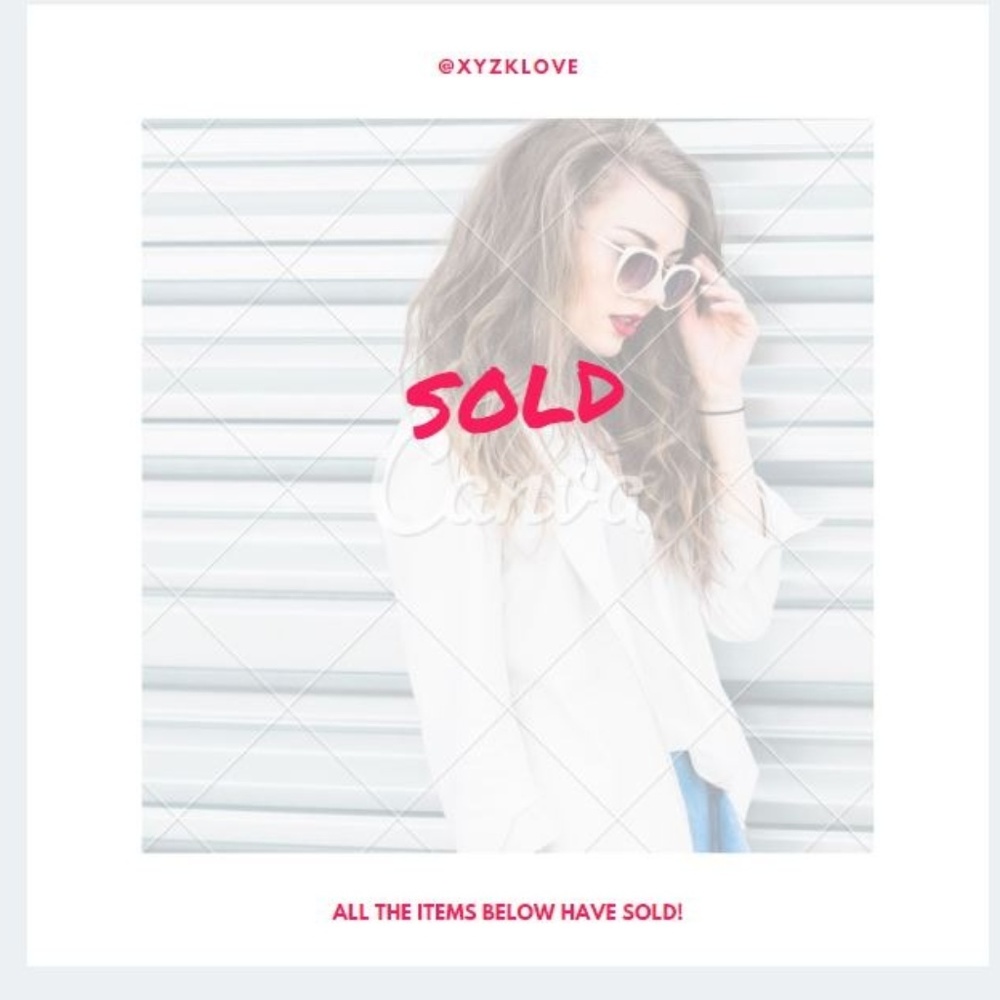 SOLD ITEMS